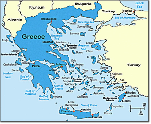 Greece sail zone